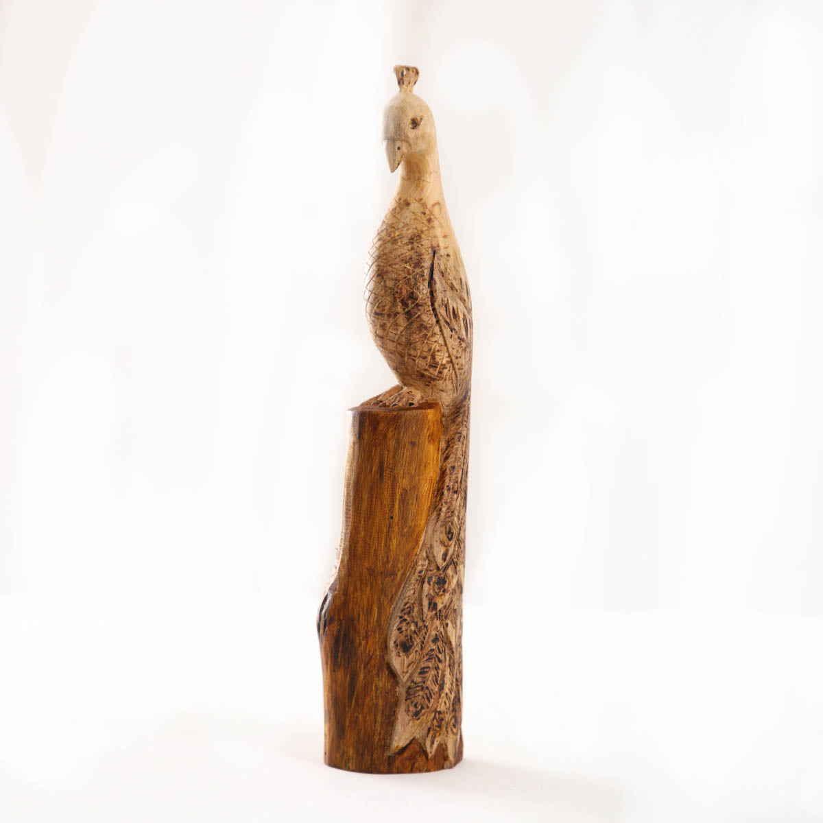 Proud Peacock Carving