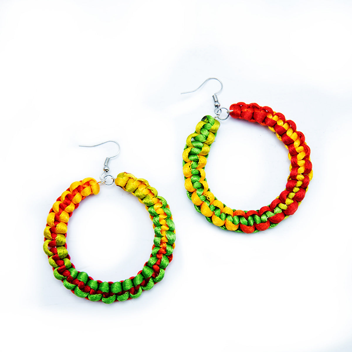 Reggae Hoop Earrings