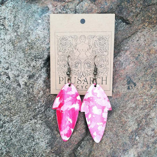 Tie Dye Paper Earrings