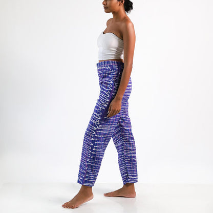 Blue Stripes Batik Pants