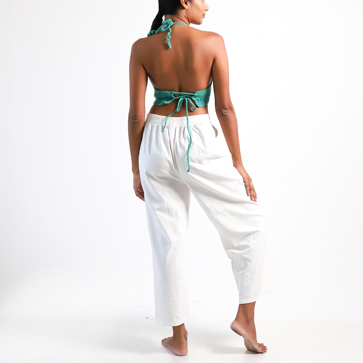 Seaweed Crotchet Bralette Top