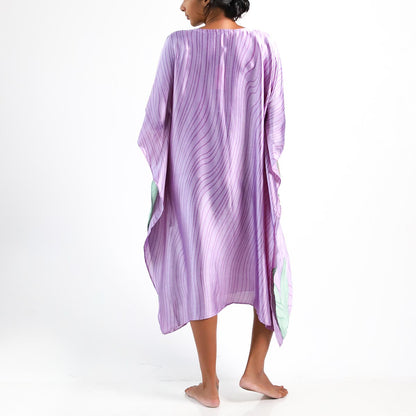 Marshmellow Silk Batik Kaftan