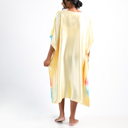 Kaleidoscope Silk Batik Kaftan