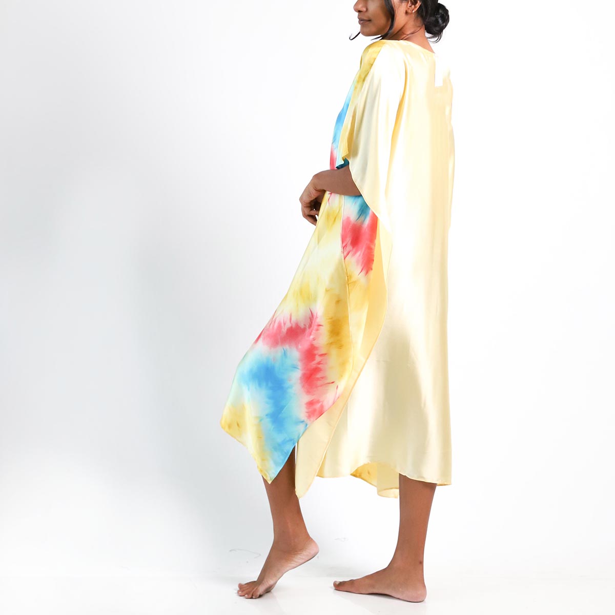 Kaleidoscope Silk Batik Kaftan