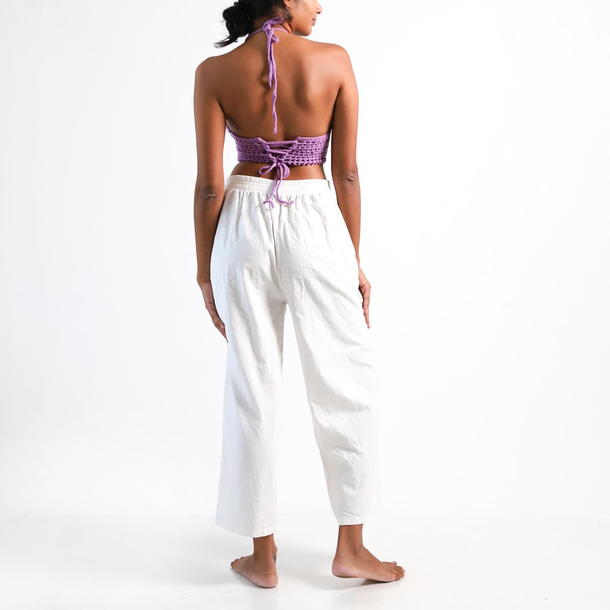 Lavendar Crotchet Bralette Top