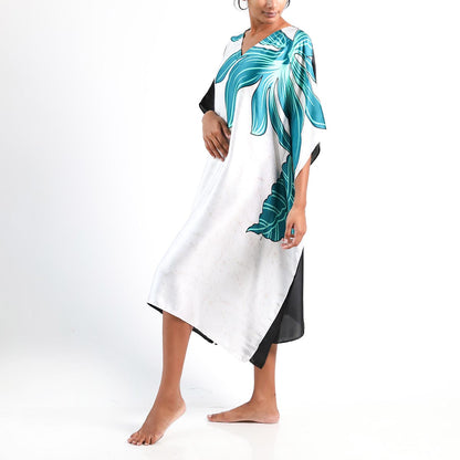 Turtle Silk Batik Kaftan