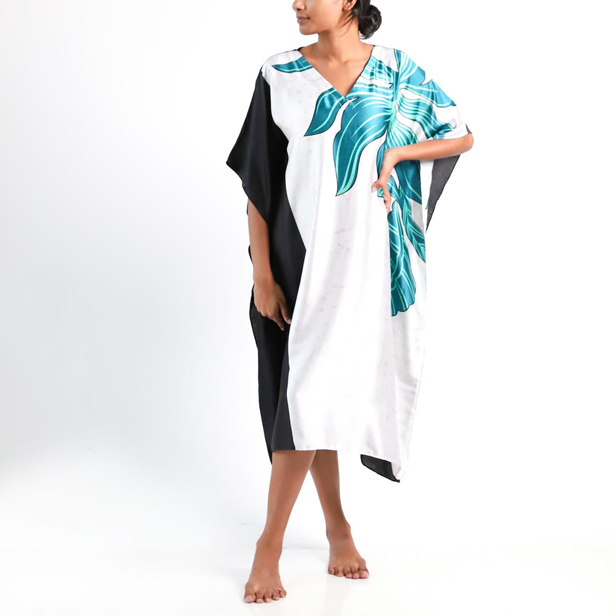 Turtle Silk Batik Kaftan
