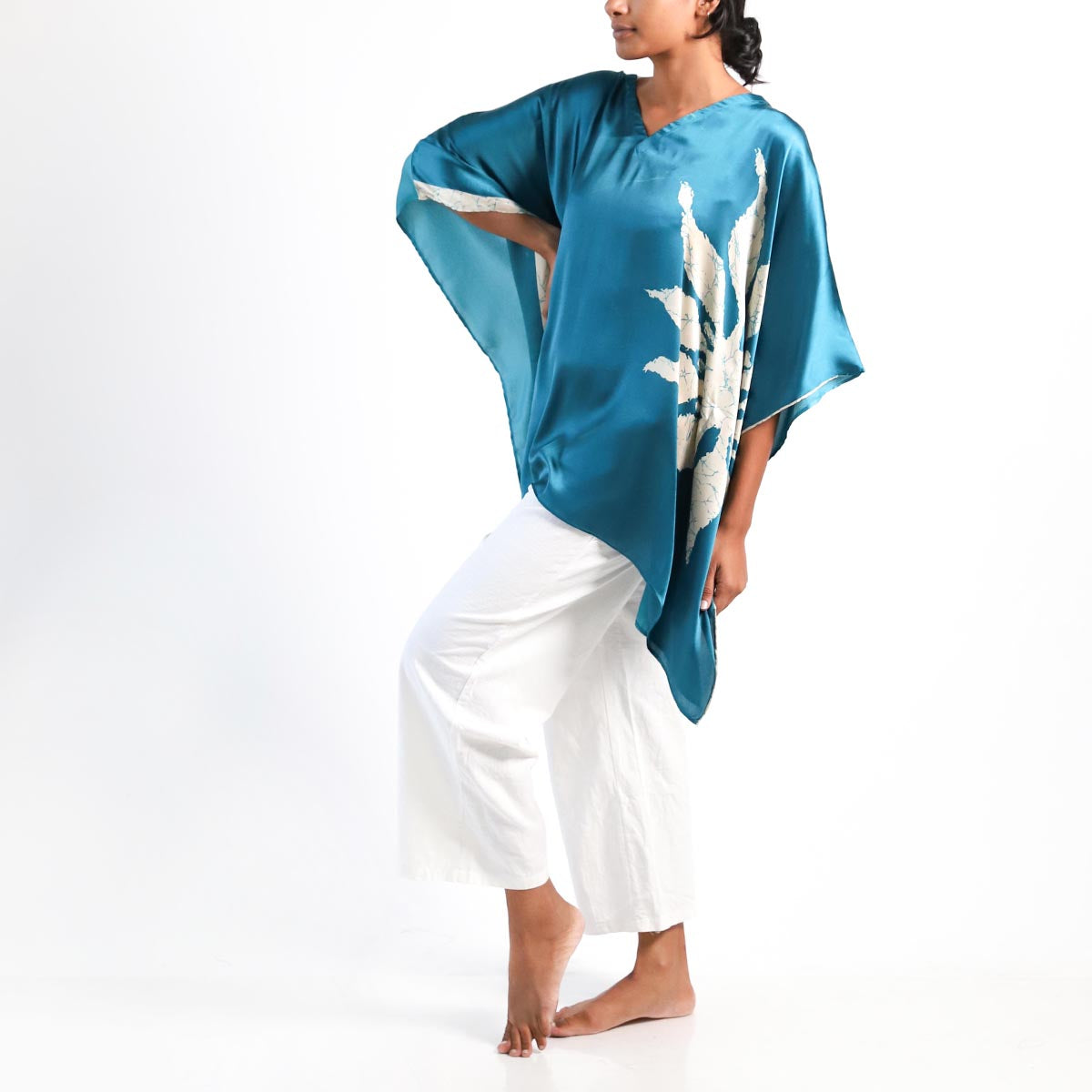 White Lotus Batik Top