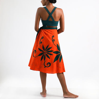 Thambili Batik Wrap Skirt