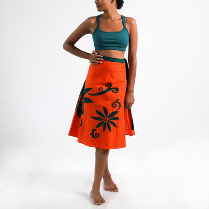 Thambili Batik Wrap Skirt