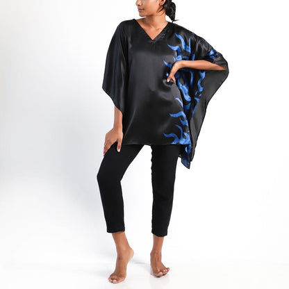 Electric Coral Batik Top