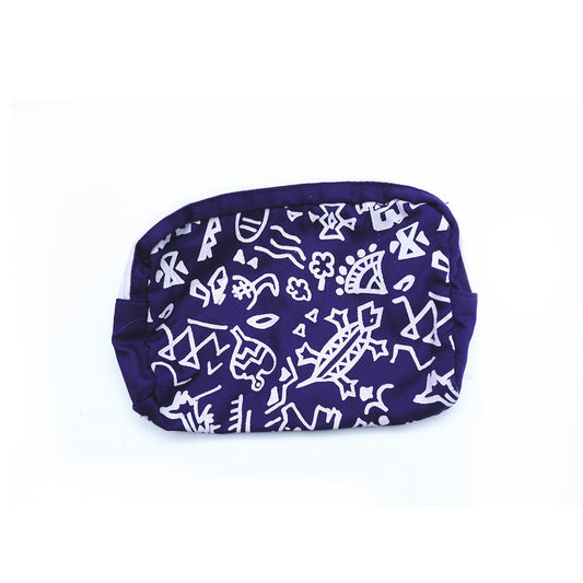 Purple Abstract Pencil Case