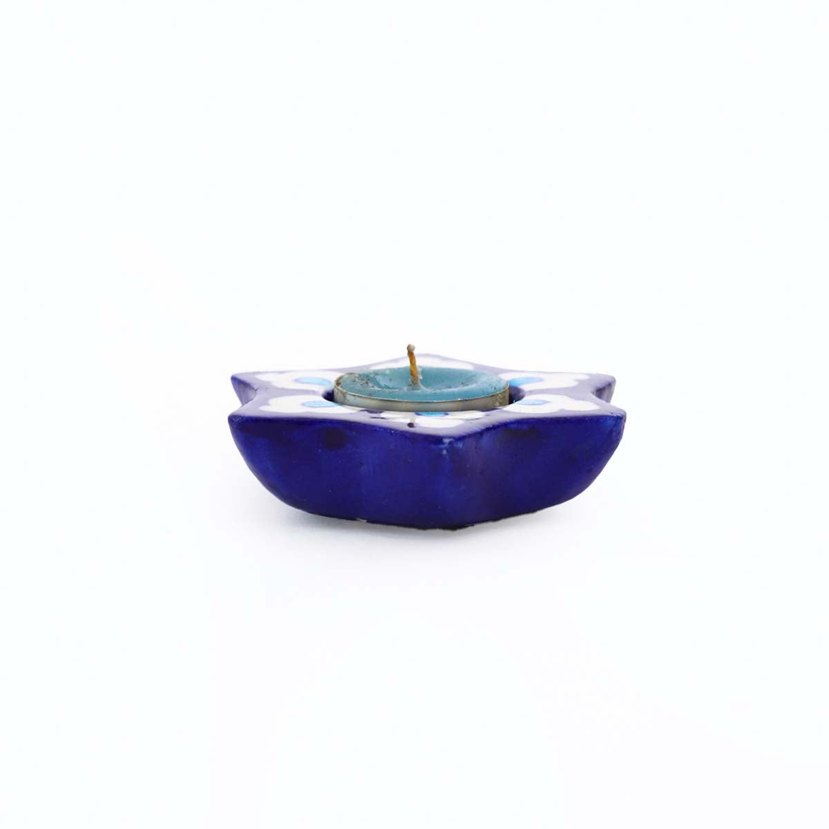 Indigo Candle Holder