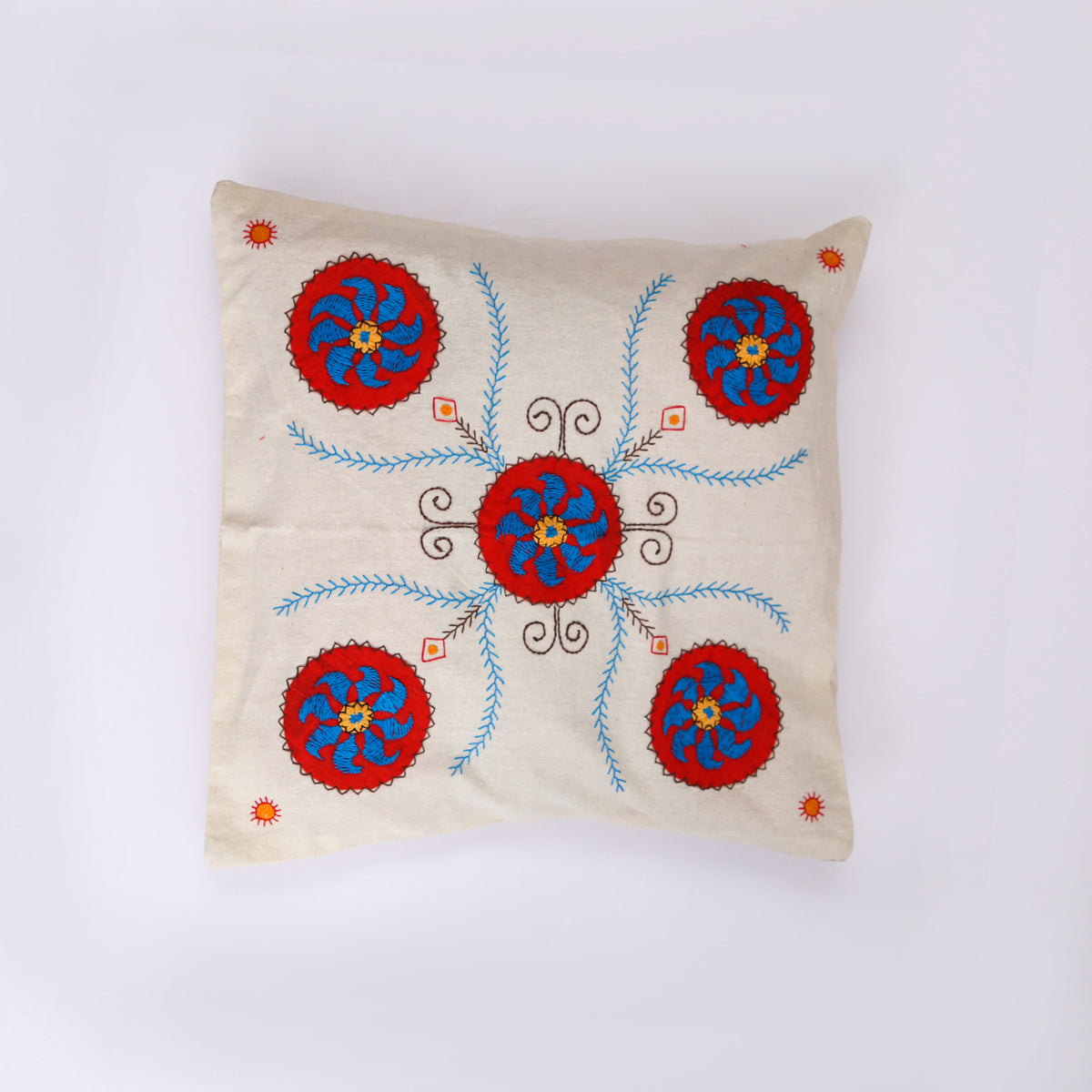 Symmetrical Swirl Cushion Cover