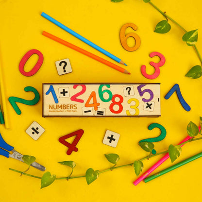 Wooden Number Set