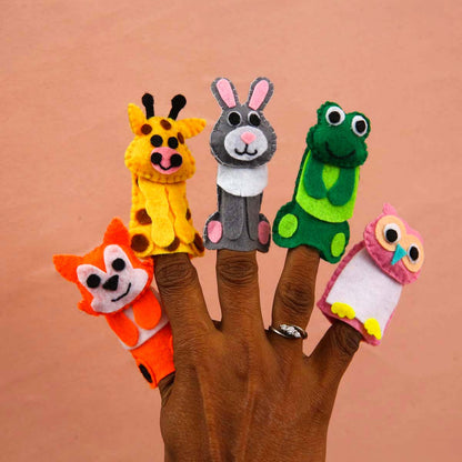 Jungle Jam Finger Puppet Set