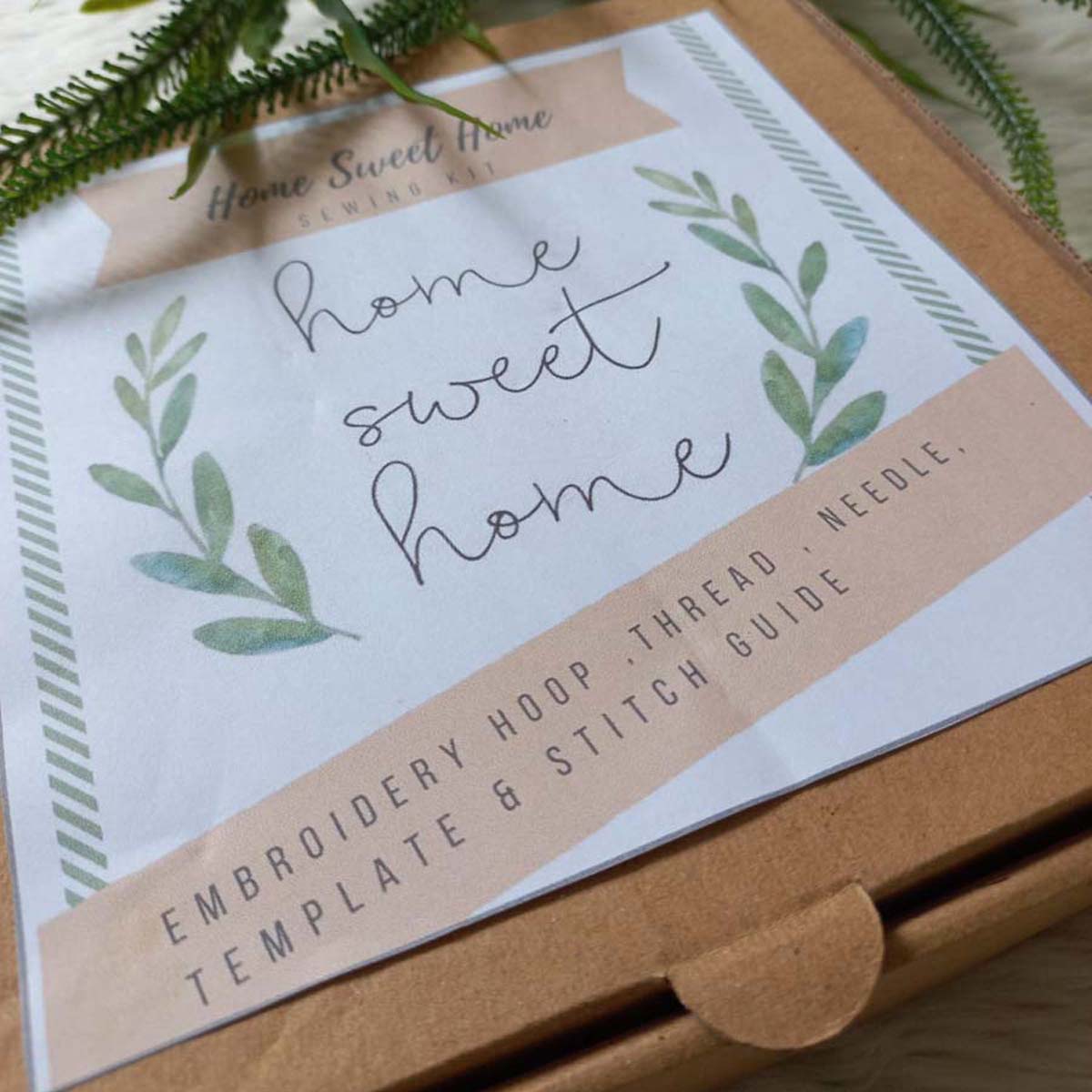 Home Sweet Home' Embroidery Kit