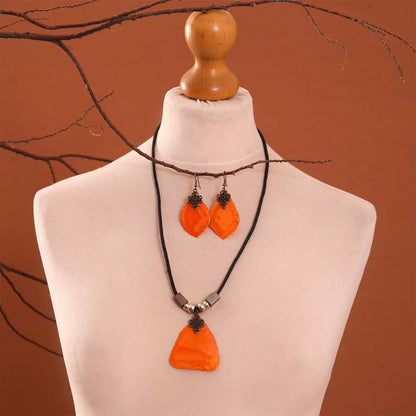 Cold Cider Resin Jewellery Set