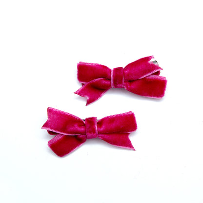 Pink Velvet Bow