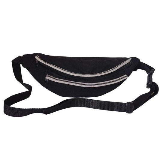 Black Classic Contrast Fanny Pack