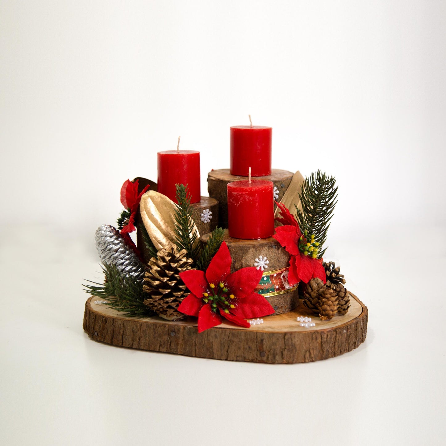 Red Chritmas Centre Piece