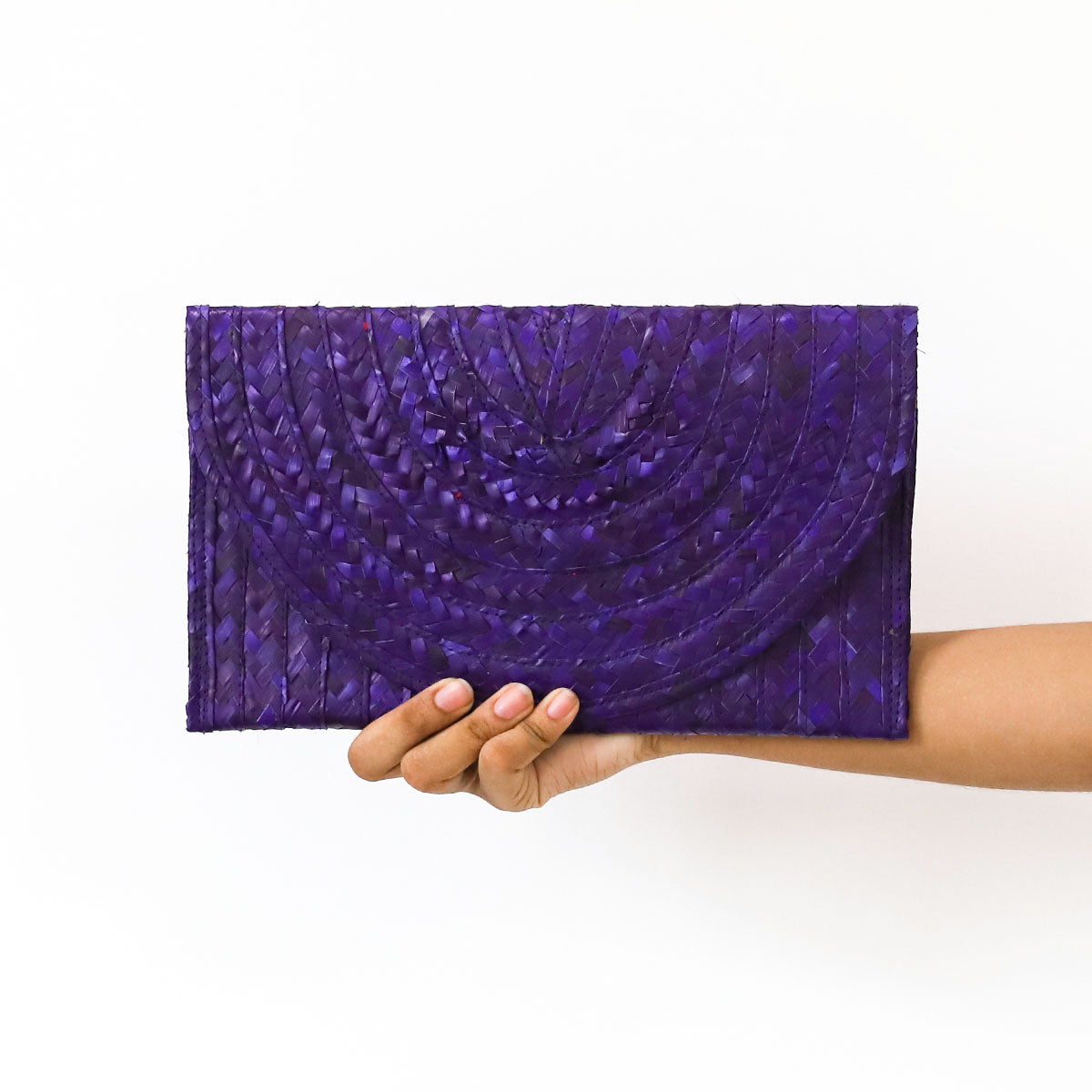 Amethyst Palmyrah Clutch
