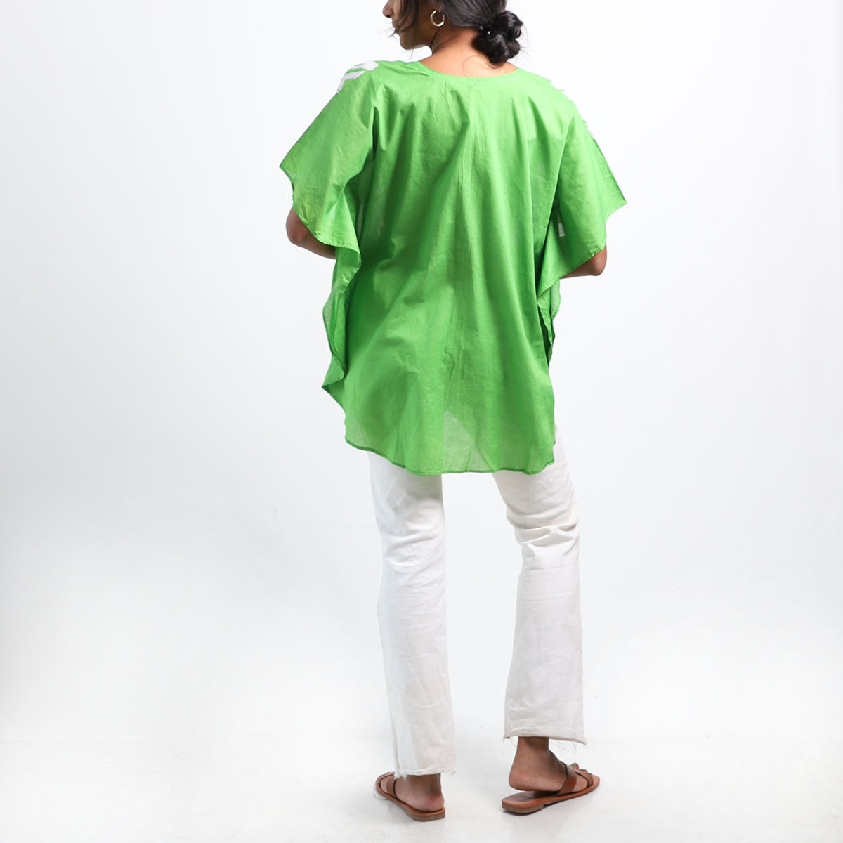 Green Grass Batik Top