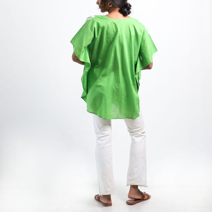 Green Grass Batik Top