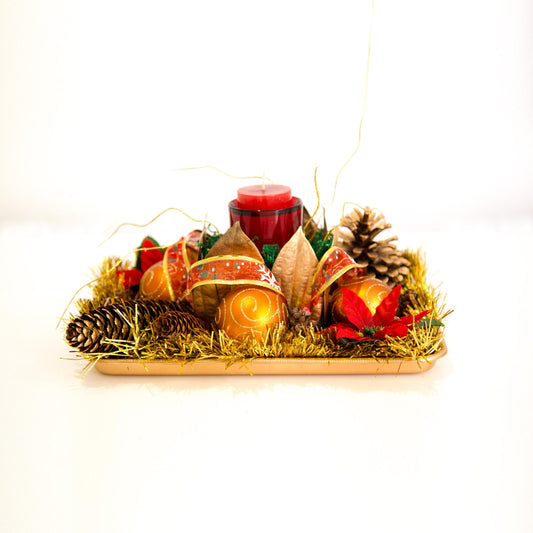 Gold Christmas Centre Piece