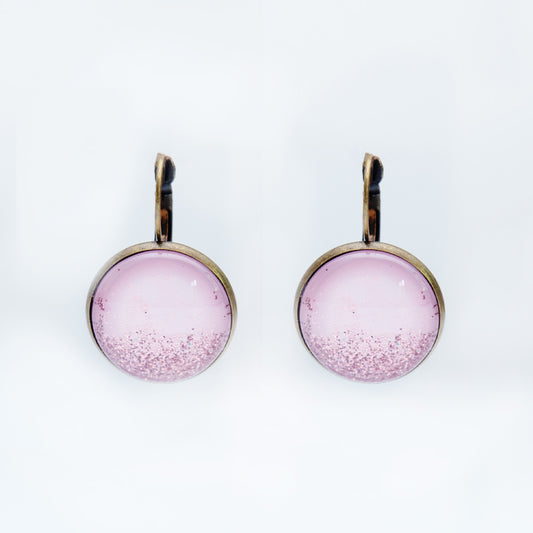Pink Festive Earrings