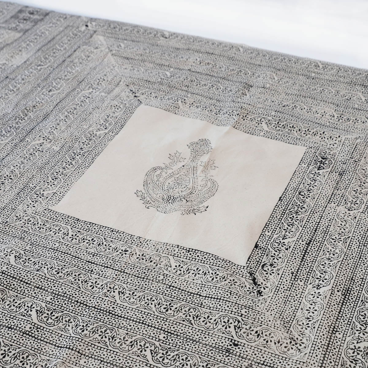 Turq Block Printed Table Cloth