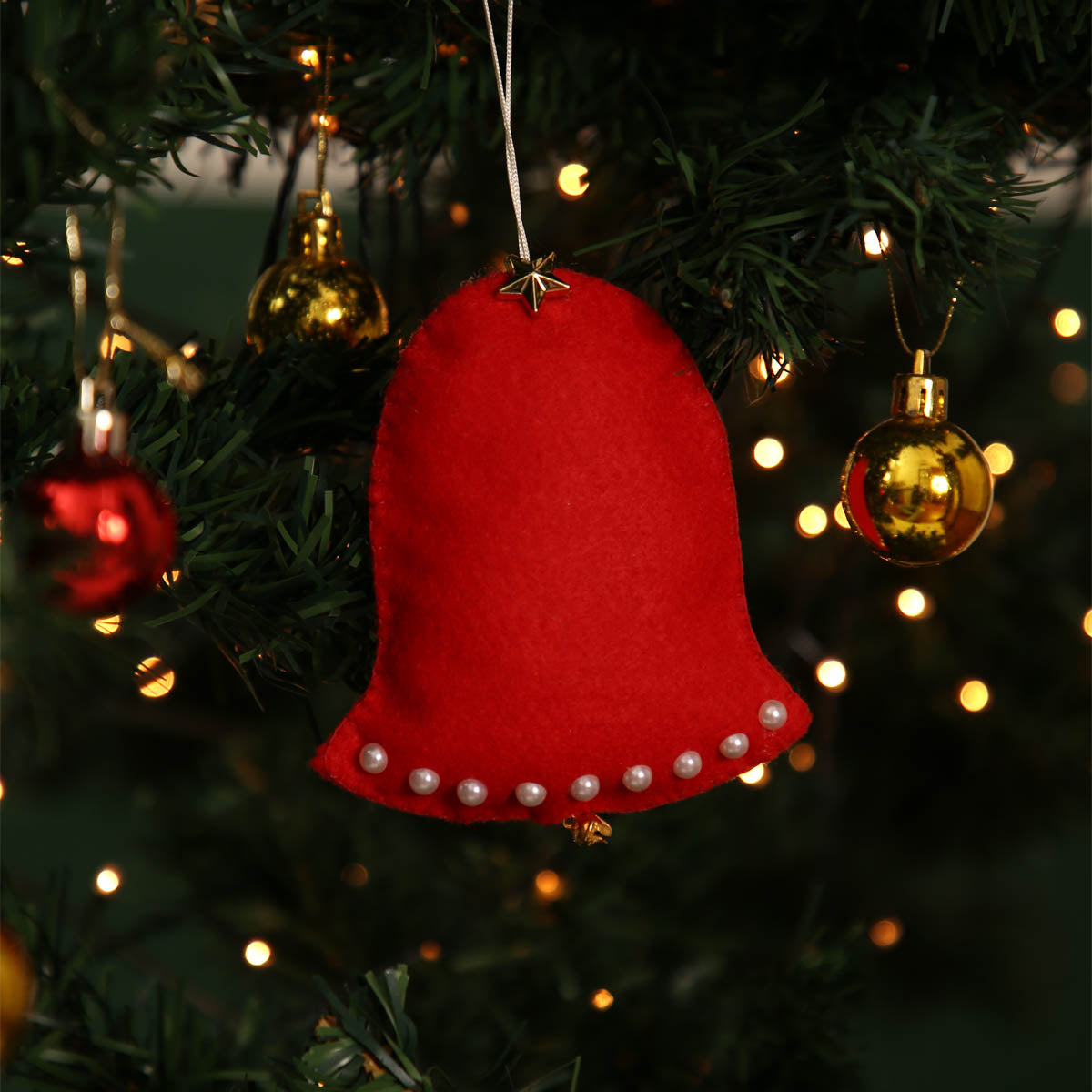 Rudolf Red Bell Ornament