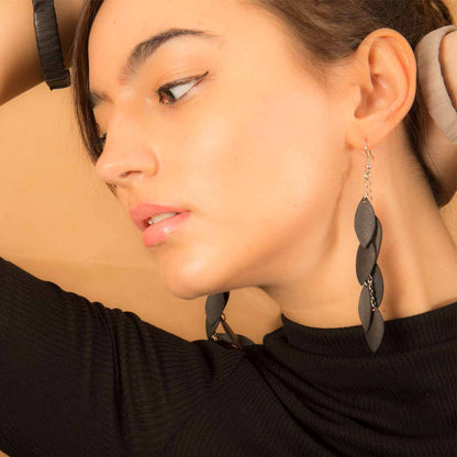 Tyre Leaf Earrings