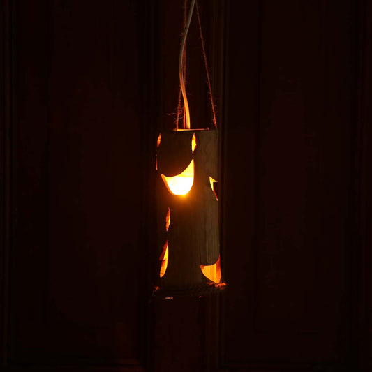 Bamboo Cut Out Lantern