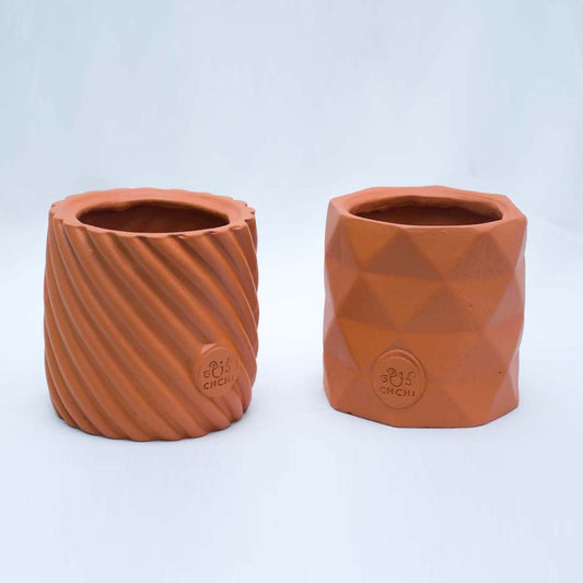 Table Top Clay Pot Set