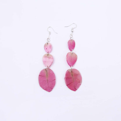 Layered Bougainvillea Earrings