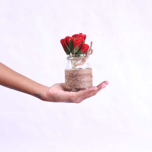 Valentine's Rose Jars
