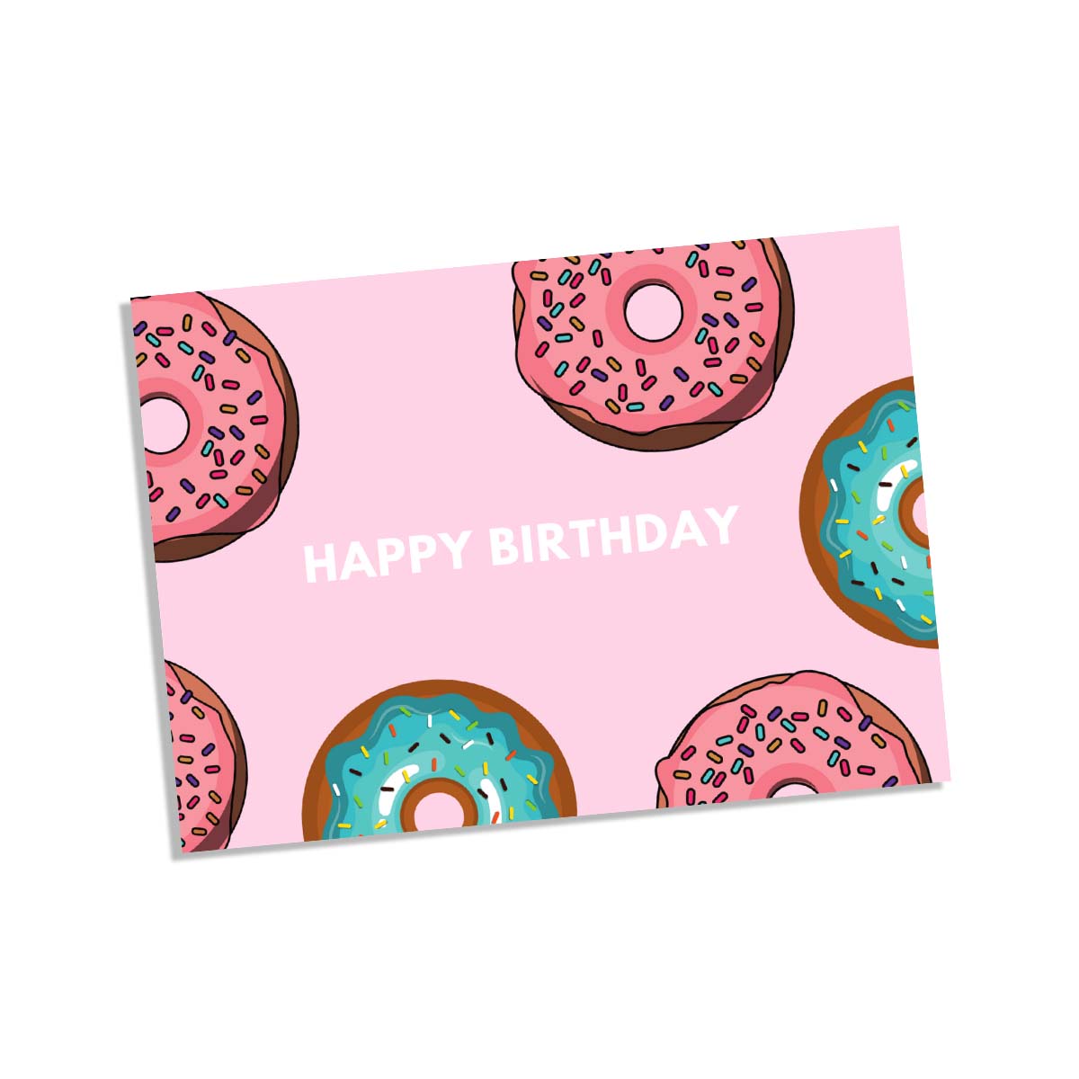 Happy Donut Birthday Card
