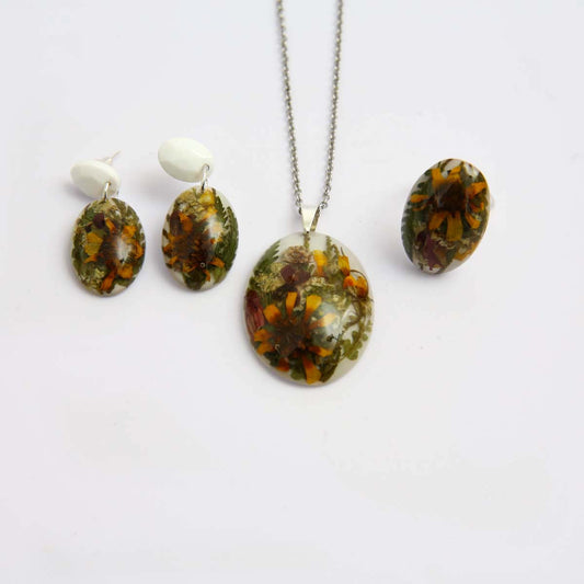 Foliage Jewellery Set