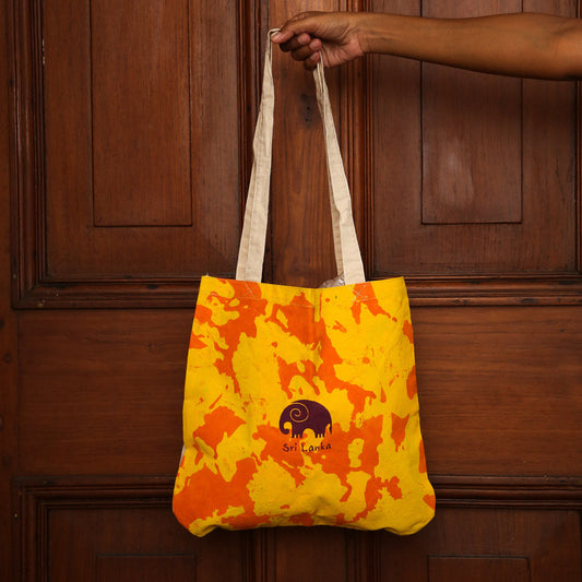 Yellow Curve Ellie Tote
