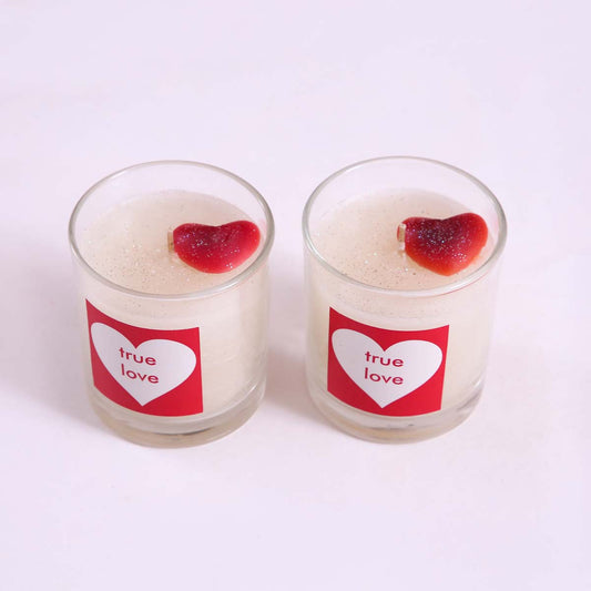 True Love Large Candle