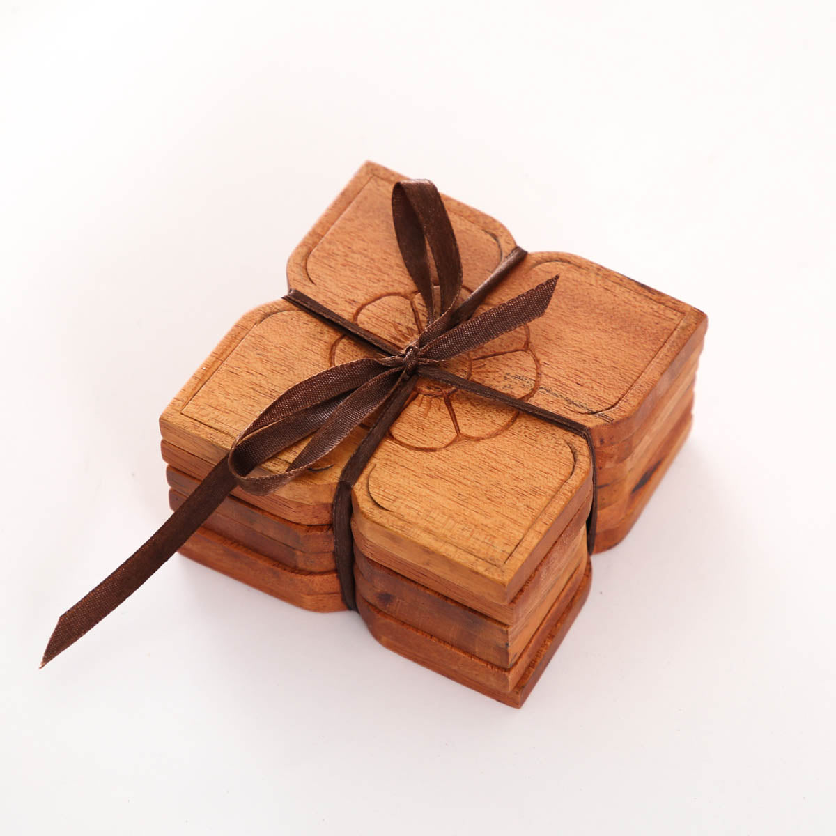 Vintage Floral Coaster Set