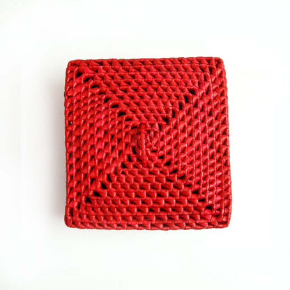Red Square Palmyra Storage Box
