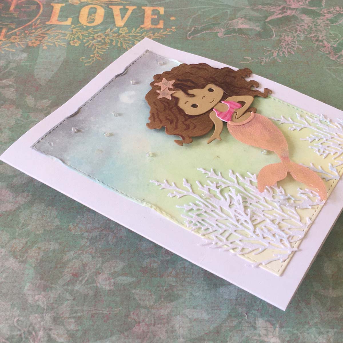 Mermaid Birthday Card
