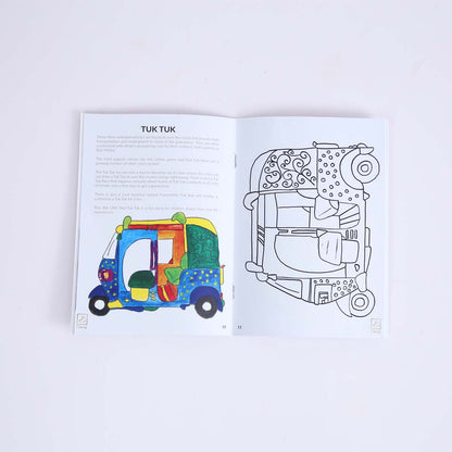 Colouring My Way Through Sri Lanka Coloring Book