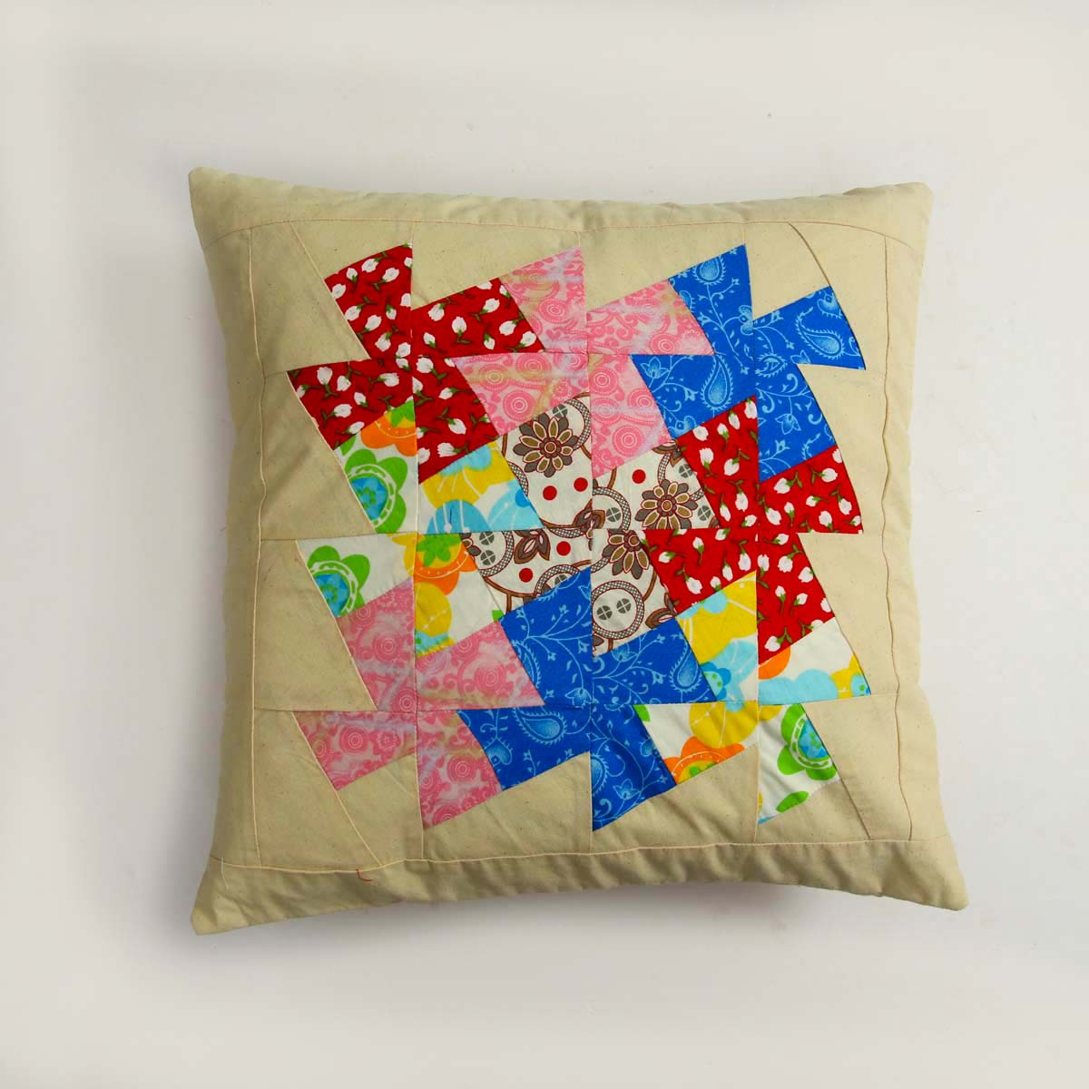 Tenica Twister Patchwork Cushion Cover
