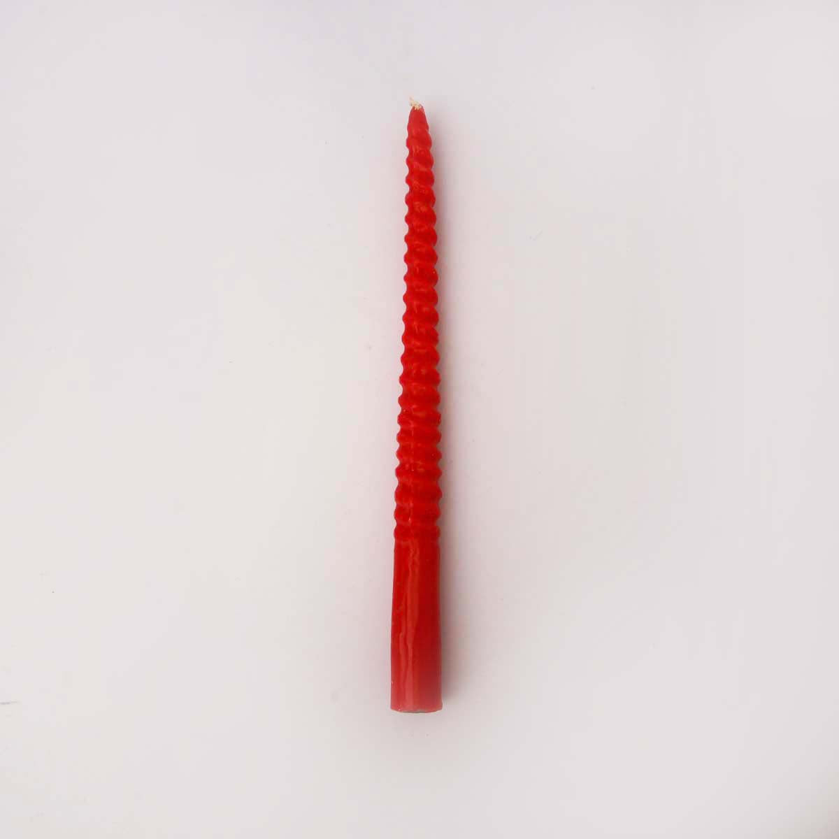 Spiral Red Candle