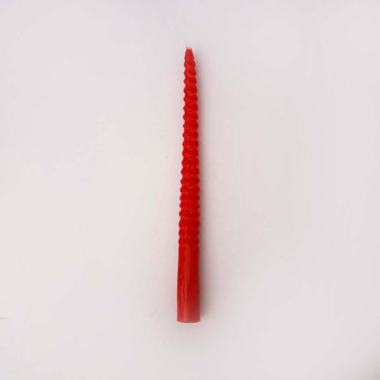Spiral Red Candle