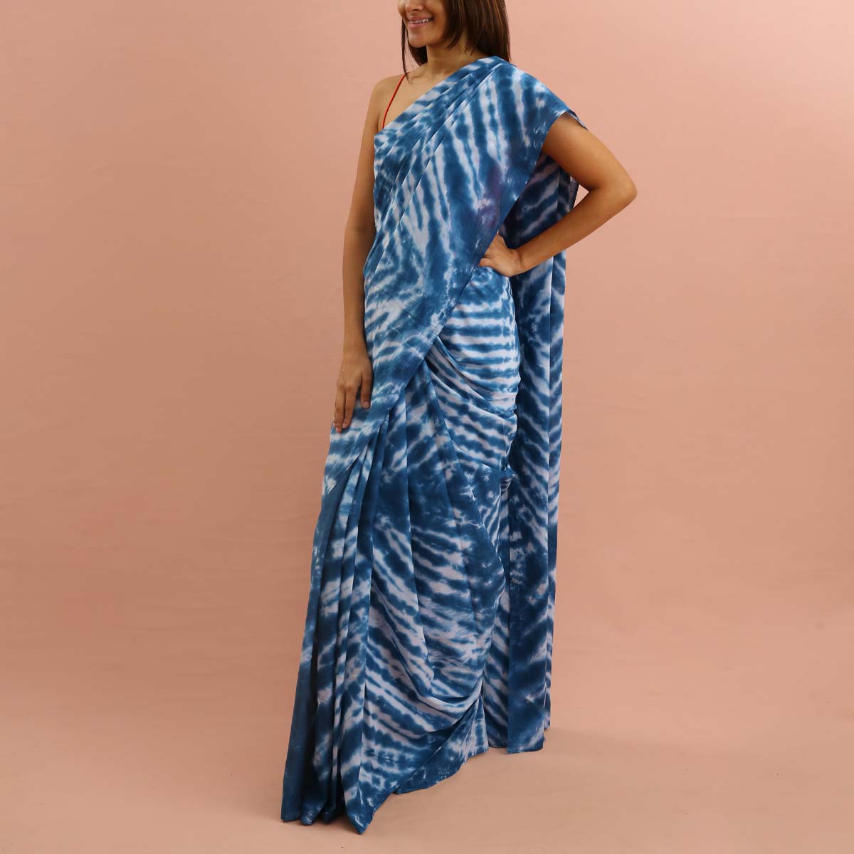 Tide Shibhori Arashi Tie Dye Saree