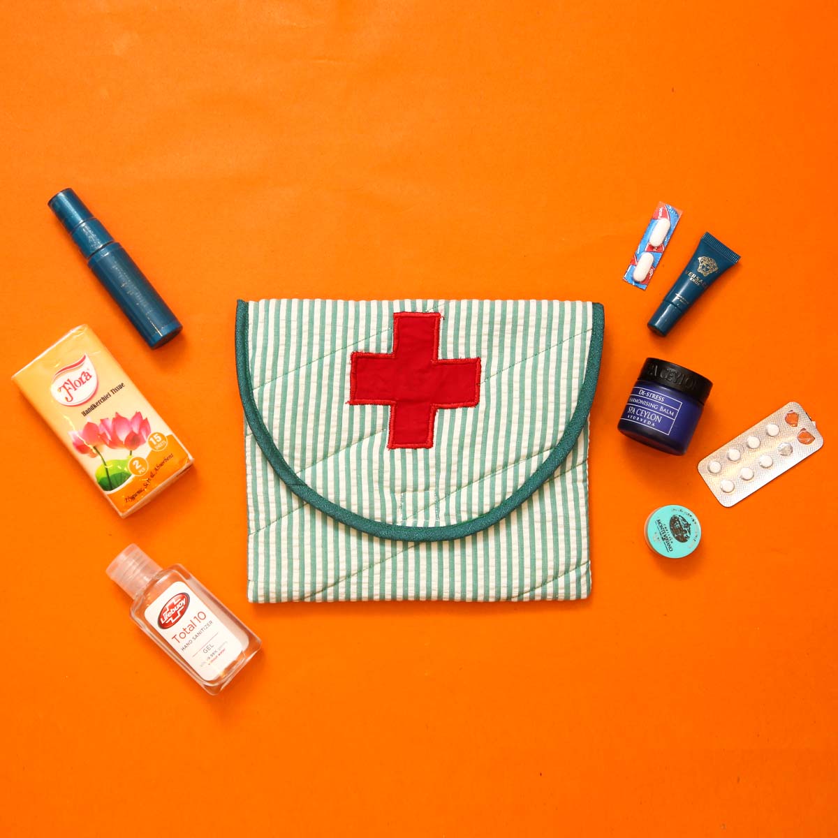 Stripes Medical Pouch